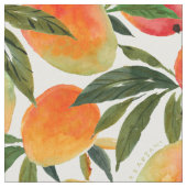 GO MANGO Tropisch fruitpatroon Stof (Close Up)