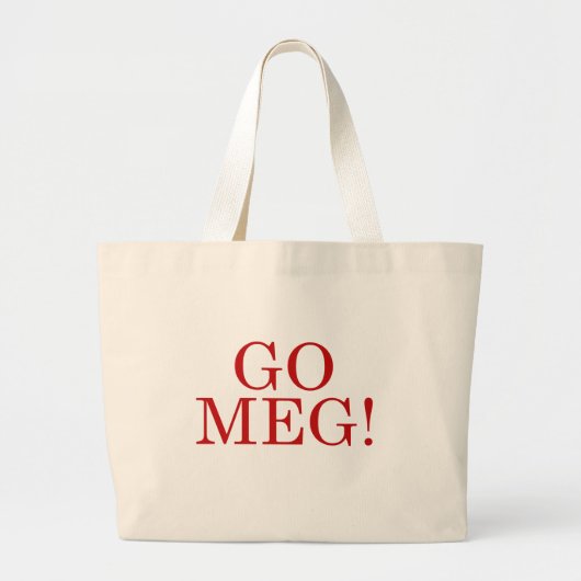 Go Meg Grote Tote Bag (Voorkant)