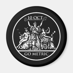 Go Metrische contouren Magnet