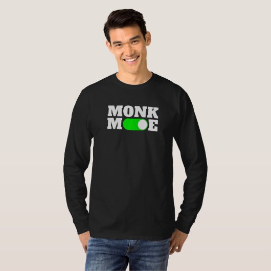 Go Monk Mode Dopamine Detox Premium T-shirt (Voorkant volledig)
