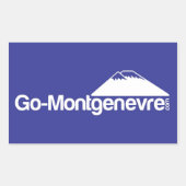 Go Montgenevre Sticker (Voorkant)