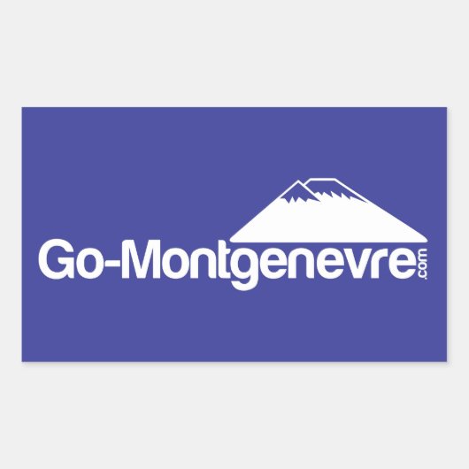Go Montgenevre Sticker (Voorkant)