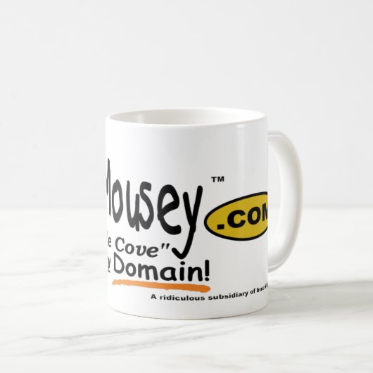 Go Mousey dotCOM-mok Koffiemok (Voorkant rechts)