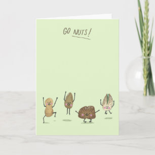 Go Nuts! Greetings Card Kaart