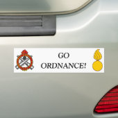 Go Ordnance Bumpersticker (Op auto)