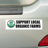 Go Organic Bumpersticker (Op auto)