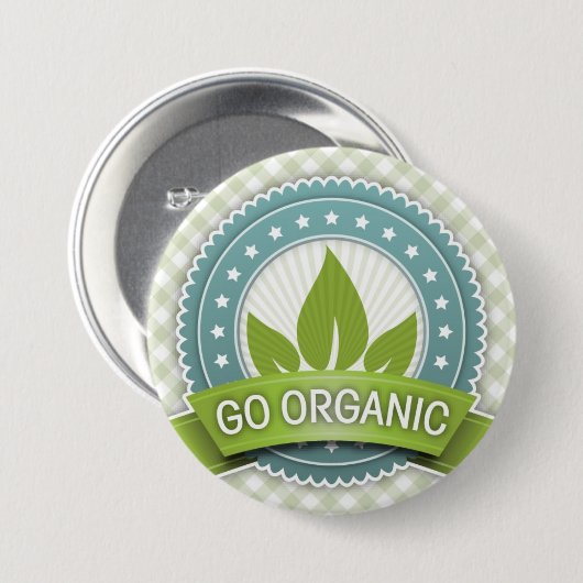 Go Organic Button (Voorkant /achterkant)