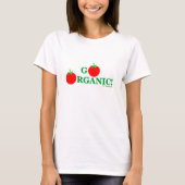 Go Organic Healthier Eating Bericht T-shirt (Voorkant)