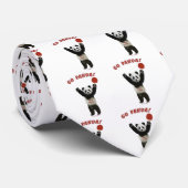 Go Panda Ping Pong Stropdas (Opgerold)