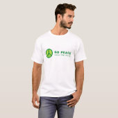 Go Peace (groen) T-shirt (Voorkant volledig)