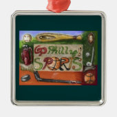Go Philly Sports Square Ornament (Voorkant)