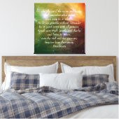 Go Placently Desiderata Canvas Afdruk (Insitu (Slaapkamer))