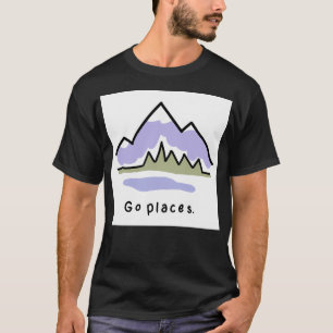 Go Places - Het leven is goed design actief T-shirt
