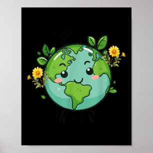 Go Planet is Your Earth Day 2025 Leraar Kinder Cut Poster