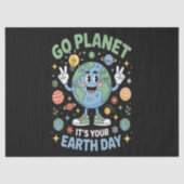 Go Planet Its Your Earth Day Tissuepapier (Voorkant)