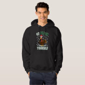 Go Pluck Yourself Christmas Naughty Turkey Men Wom Hoodie (Voorkant volledig)
