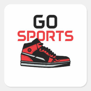 Go-poorten Vierkante Sticker
