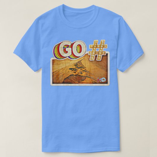 Go Pound Sand Hipster Golf T-shirt (Design voorkant)