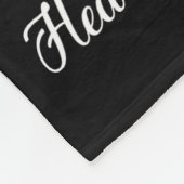 Go Red - American Heart Month Awareness In Februar Fleece Deken (Hoek)