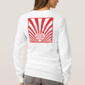 GO RED — CVD voorkomen T-shirt (Achterkant)