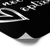 Go Red - Failure Is Not An Option  Poster (Hoek)