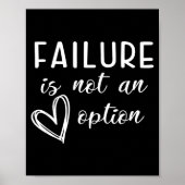 Go Red - Failure Is Not An Option  Poster (Voorkant)