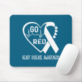 Go Red - February American Heart Health Month Awar Muismat (Met muis)