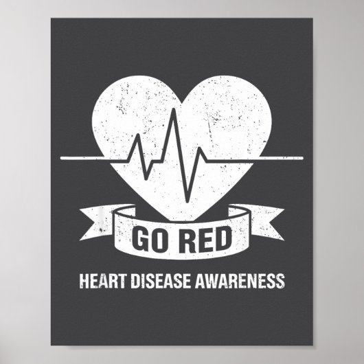 Go Red For Women American Chd Heart Disease Month  Poster (Voorkant)
