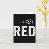 Go Red For Women American Heart Disease Month Awar Kaart (Gele Bloem)