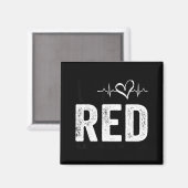 Go Red For Women American Heart Disease Month Awar Magneet (Voorkant / Achterkant)