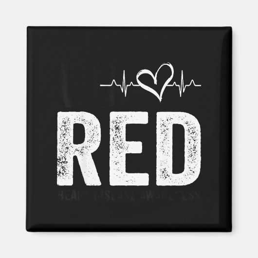 Go Red For Women American Heart Disease Month Awar Magneet (Voorkant)