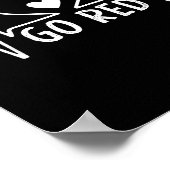 Go Red For Women American Heart Disease Month Awar Poster (Hoek)