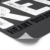 Go Red For Women American Heart Disease Month Awar Poster (Hoek)