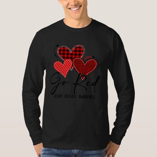 Go Red For Womens Heart Disease Awareness Month Le T-shirt (Voorkant)
