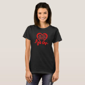 Go Red Heart Disease Awareness Month T-shirt (Voorkant volledig)