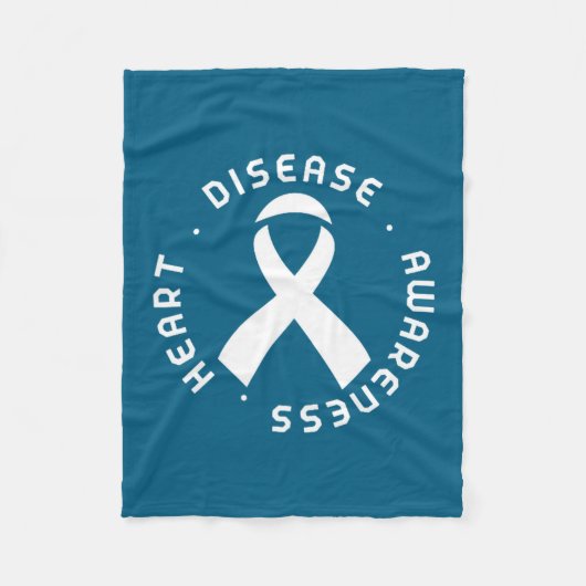 Go Red In February Heart Disease Awareness Health  Fleece Deken (Voorkant)