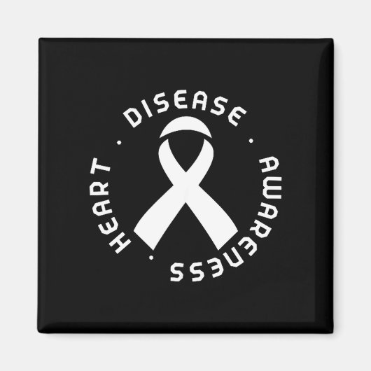 Go Red In February Heart Disease Awareness Health  Magneet (Voorkant)