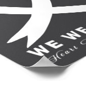 Go Red In February Heart Disease Awareness Health  Poster (Hoek)