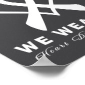 Go Red In February Heart Disease Awareness Health  Poster (Hoek)