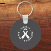 Go Red In February Heart Disease Awareness Health Sleutelhanger (Voorkant)