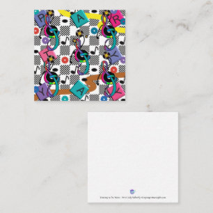 Go Retro cocktailservetten Borden Notitiekaartje