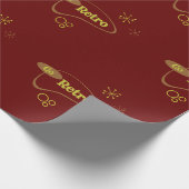 Go Retro MidCentury Modern Patroon Cadeaupapier (Hoek)