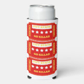 Go Rillas Ticket Seltzer Blikjeskoeler (Seltzer Voorkant)