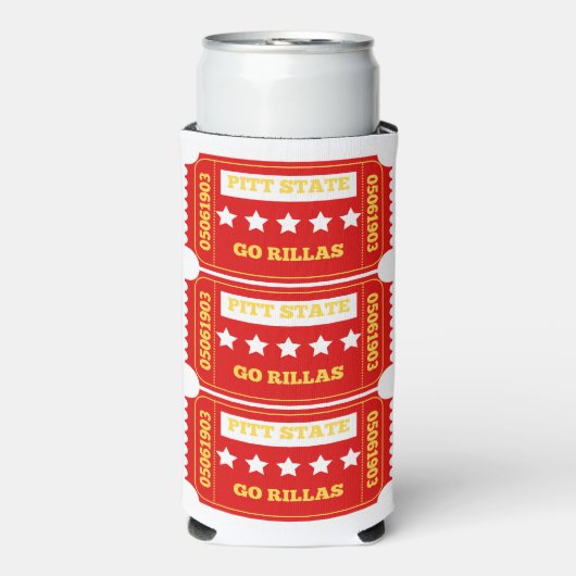 Go Rillas Ticket Seltzer Blikjeskoeler (Seltzer Voorkant)