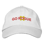 Go Rogue Embrioded Baseball Hat Geborduurde Pet (Voorkant)