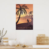 Go Roller Skating Travel Poster (Keuken)