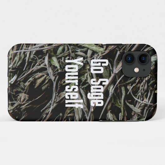 Go Sage Yourself Case-Mate iPhone Case (Achterkant (horizontaal))