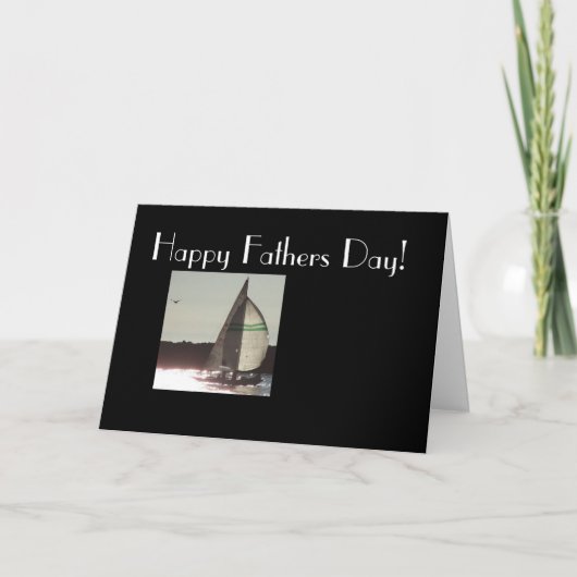 Go Sailing Fathers Day Card Kaart (Voorkant)