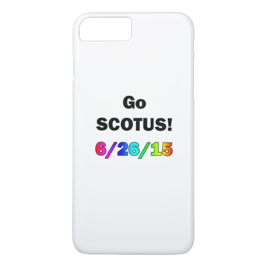 Go SCOTUS Case-Mate iPhone Case (Achterkant)
