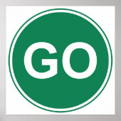 GO Sign Poster (Voorkant)